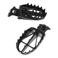 Zeta Wide Chromoly Ultra-Wide Footpegs for 2016-2023 Yamaha YZ450FX 