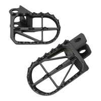 Zeta Wide Chromoly Ultra-Wide Footpegs for 2020-2022 Honda CRF1100L Africa Twin Adv Sports DCT 