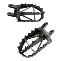 Zeta Wide Chromoly Ultra-Wide Footpegs for 2016-2017 Honda CRF1000L Africa Twin DCT 