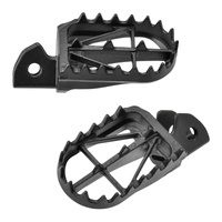 Zeta Wide Chromoly Ultra-Wide Footpegs for 2017-2018 Husqvarna TX125 