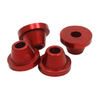 Zeta Red Rubber Mounts Killer (4 Pack) for 1999-2007 Honda CR250R 