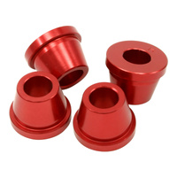 Zeta Red Rubber Mounts Killer (4 Pack) for 2017 Kawasaki KLX140 