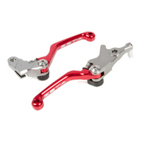 Zeta Pivot Folding Lever Set for 2017-2021 Honda CRF250L Rally - CP 3-Finger