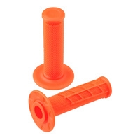 Zeta Closed End Grips for 1998-2002 KTM 60 SX - Orange