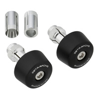 Zeta Bar End Sliders (2 Pack) - Black
