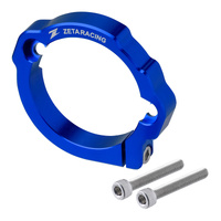 Zeta Exhaust Flange Guard for 2025 Husqvarna TE300 Heritage - Blue
