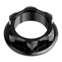 Zeta Steering Stem Nut for 2020-2022 Honda CRF1100L Africa Twin Adv Sports DCT - M24 x 30 P1.0 H12 Black