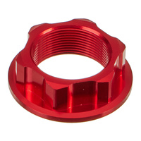 Zeta Steering Stem Nut for 2019-2025 Honda CRF250F - M24 x 30 P1.0 H12 Red