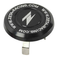 Zeta Steering Stem Cap for 1992-1998 Suzuki RMX250 - 13-17.5mm Black