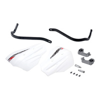 Armour XC-Pro Handguard Kit (28.6mm Bars) for 2010-2011 Ducati Hypermotard 796 - White