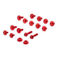 Zeta Plastics Fastener Kit for 2021-2024 Honda CRF450R - Red