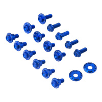 Zeta Plastics Fastener Kit for 2008-2021 Yamaha YZ250 - Blue