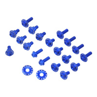 Zeta Plastics Fastener Kit for 2023-2026 Yamaha YZ125X - Blue