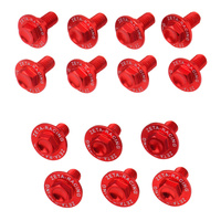 Zeta Plastics Fastener Kit for 2016-2018 KTM 250 SXF - Orange