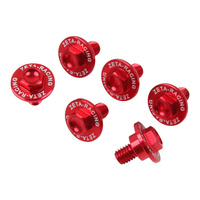 Zeta fork Guard Bolt Set (6 Pack) for 2007-2018 Honda CRF150R Small Wheel
