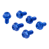Zeta fork Guard Bolt Set (6 Pack) for 2001-2019 Yamaha WR250F