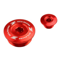 Zeta Engine Plug Set for 2018-2026 Honda CRF250R - Red