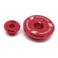 Zeta Engine Plug Set for 2010-2018 Suzuki RMX450Z - Red