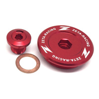 Zeta Engine Plug Set for 2006-2016 Suzuki DRZ400S - Red