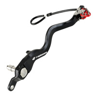 Zeta Rear Trigger Brake Pedal for 2001-2008 Kawasaki KLX250 - Red