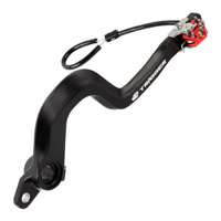 Zeta Rear Trigger Brake Pedal for 2006-2016 Suzuki DRZ400S - Red