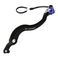 Zeta Rear Trigger Brake Pedal for 2005-2026 Yamaha YZ250 - Blue