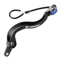 Zeta Rear Trigger Brake Pedal for 2024-2026 Yamaha YZ450FX - Blue