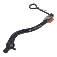 Zeta Rear Trigger Brake Pedal for 2017-2023 KTM 350 EXCF - Orange