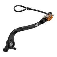 Zeta Rear Trigger Brake Pedal for 2026 KTM 350 EXCF Six Days - Orange
