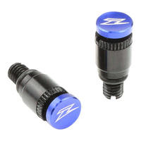 Zeta Front Fork Bleeder Valve for 2024 Triumph TF250X - S-Type Showa/KYB (2 Piece) Blue