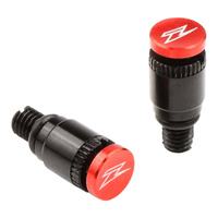 Zeta Front Fork Bleeder Valve for 2026 Triumph TF450X - S-Type Showa/KYB (2 Piece) Red