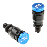Zeta Front Fork Bleeder Valve for 2007-20162023-2026 KTM 300 XC - S-Type WP (2 Piece) Blue