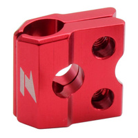 Zeta Front Brake Line Clamp for 2006-2018 Honda CRF250X - Red