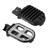 Zeta Adventure Foot Pegs for 2020-2021 Suzuki DL1050 V-Strom - Black
