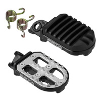 Zeta Adventure Foot Pegs for 2014-2016 Husqvarna FE350 - Black