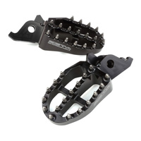 Zeta Aluminium Foot Pegs for 2026 Honda CRF1100 Africa Twin DCT ES - Black