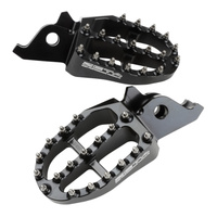 Zeta Aluminium Foot Pegs for 2021-2026 Kawasaki KX250X - Black