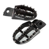 Zeta Aluminium Foot Pegs for 2014-2016 Husqvarna TE300 - Black