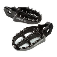 Zeta Aluminium Foot Pegs for 2018-2026 Husqvarna TC85 Big Wheel - Black