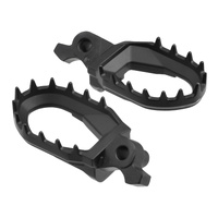 Zeta Max Footpegs for 2024-2026 Yamaha YZ250F - Black