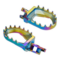 Zeta Max Footpegs for 2009-2026 Kawasaki KX250F - Oil Slick