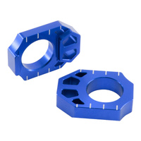 Zeta Rear Axle Block for 2023-2025 Suzuki DL800 V-Strom - Blue