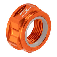 Zeta Rear Axle Nut for 2012-2014 KTM 250 XCFW - M20 x 30 P1.5 H13L Orange