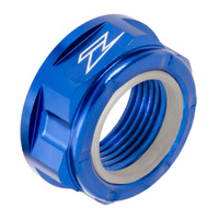 Zeta Rear Axle Nut for 2021-2026 GasGas EC300 - M20 x 30 P1.5 H13L Blue