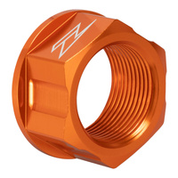 Zeta Rear Axle Nut for 2013-2022 KTM 250 SX - M25 x 32 P1.5 H18 Orange