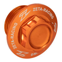 Zeta Front Axle Stop Bolt for 2012-2024 KTM 85 SX Big Wheel - M20 x 19 P1.5 H21 Orange