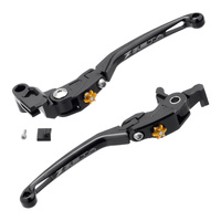 Zeta Pilot Brake & Clutch Lever Pair for 2017-2022 Kawasaki Z900 - Black